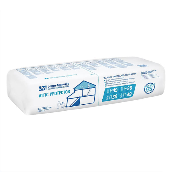 JM Attic Protector R-19 blown-in insulation bag