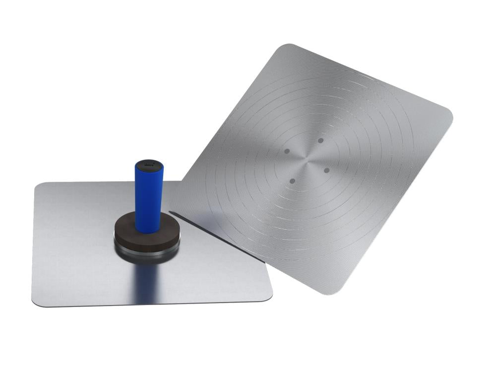 A single green leaf against a white background.