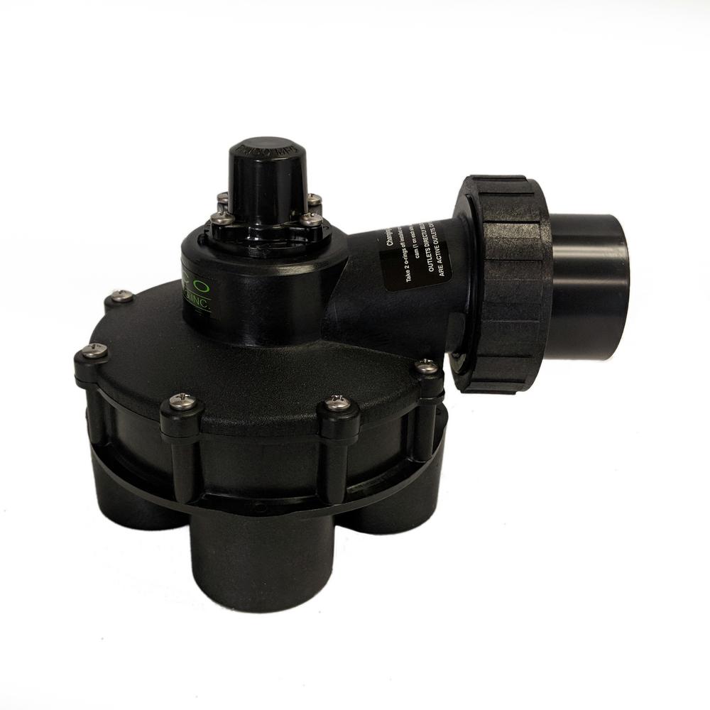 1-1/2 in. Standard 4 Outlet Indexing Valve with 2, 3 and 4 Zone Cams - Super Arbor