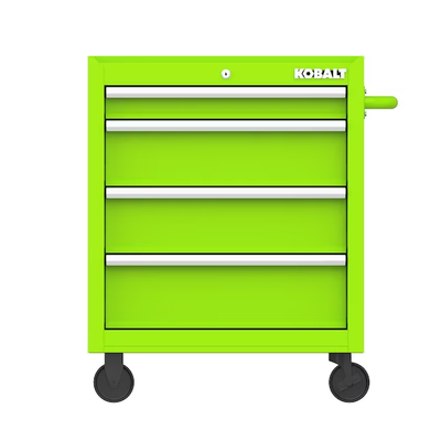 Kobalt 26.7-in W x 33-in H 4-Drawer Steel Rolling Tool Cabinet (Green)