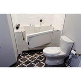 Neptune 59 in. Walk-In Soaking Bathtub in White with Right Drain - Super Arbor