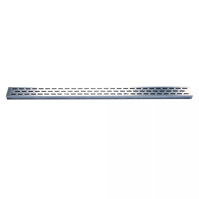 Hydro Ban 32 in. Offset Oval Polished Steel Linear Drain