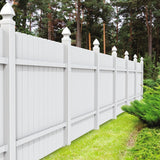 Freedom Pre-Assembled 2.832-in White Metal Bracket For Vinyl Fence 2-Pack