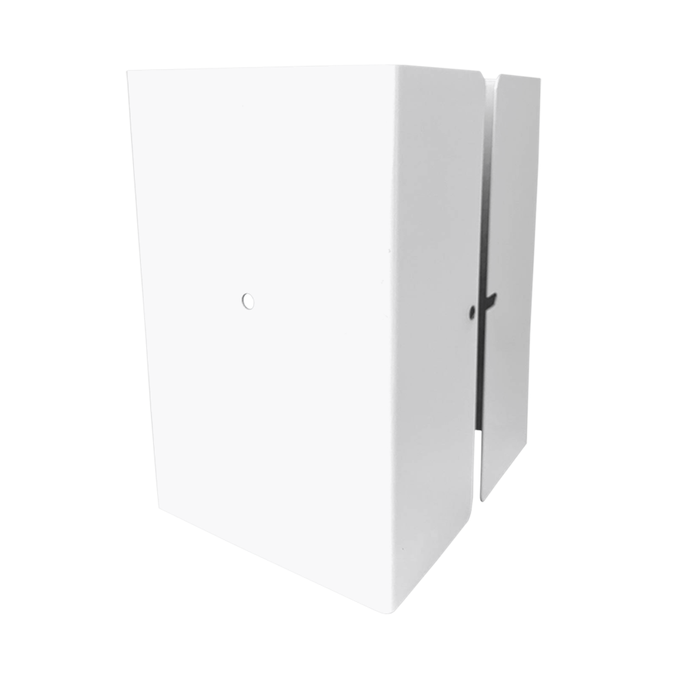 Fence Armor Pro Protection Post Guard 3.5-in Powder Coated White Galva ...