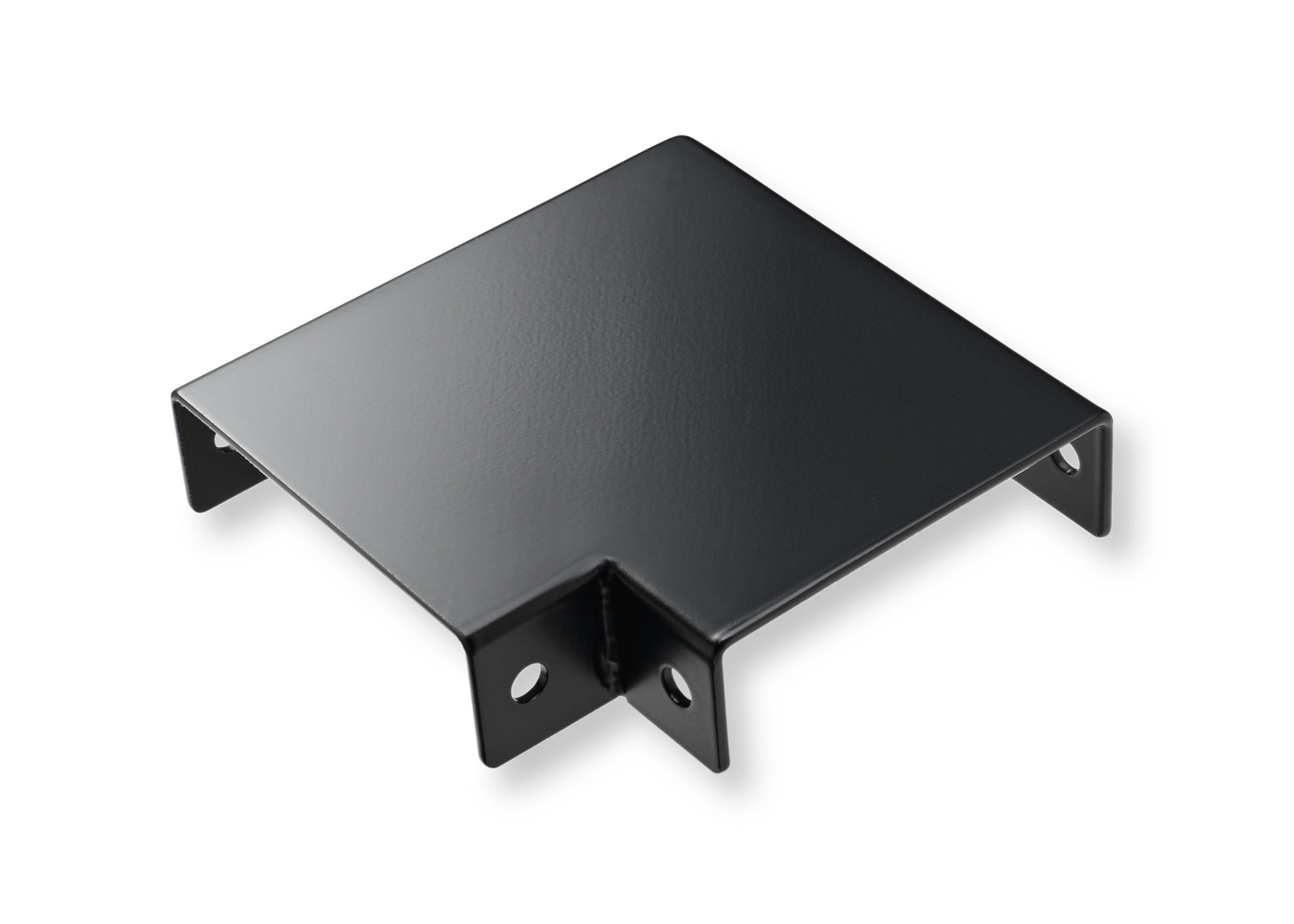 A single green leaf against a white background.