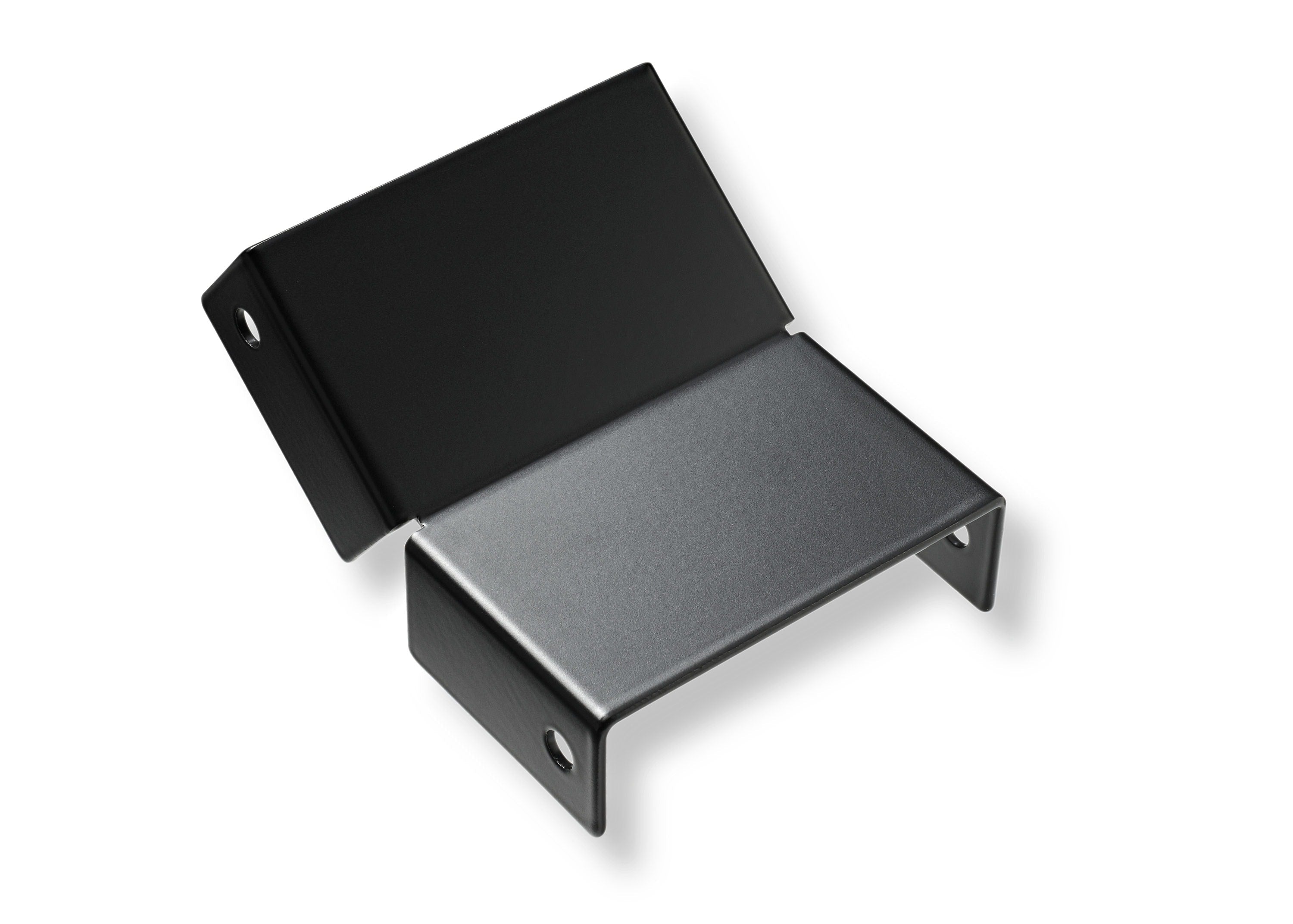 A single green leaf against a white background.