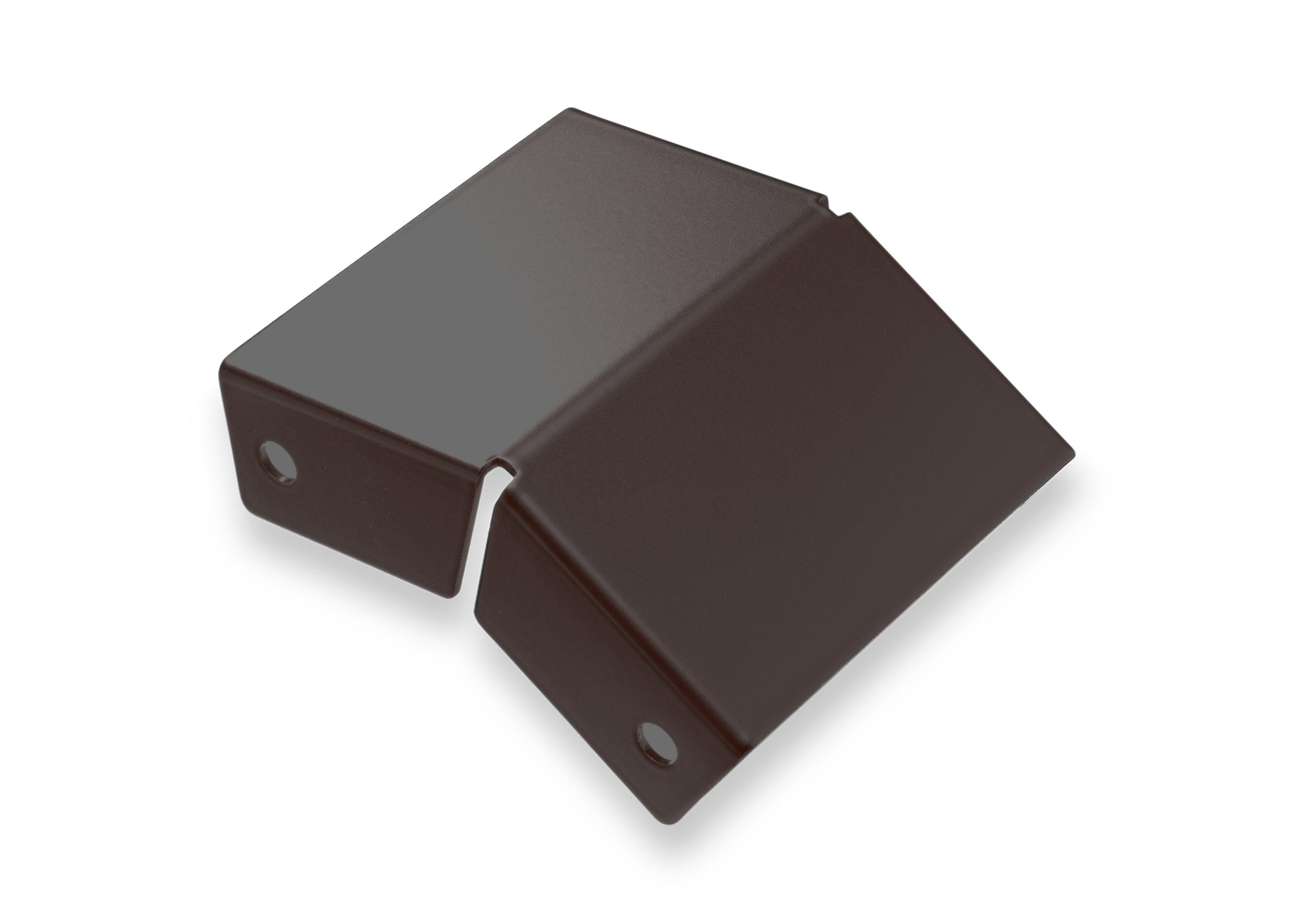 A single green leaf against a white background.