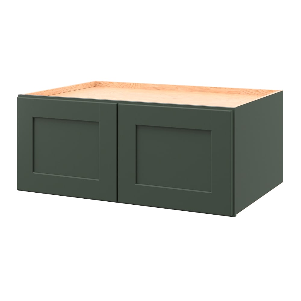 allen + roth Galway 36-in W x 15.125-in H x 24-in D Sage Wall Fully As ...