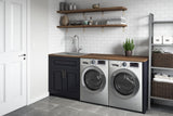Ruvati Brushed Stainless Steel Drop-In Laundry Sink 25-inch x 22-inch