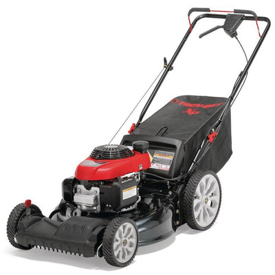 Troy-Bilt XP 21 in. 160 cc Honda Gas Walk Behind Self Propelled Lawn Mower with High Rear Wheels, 3-in-1 TriAction Cutting System