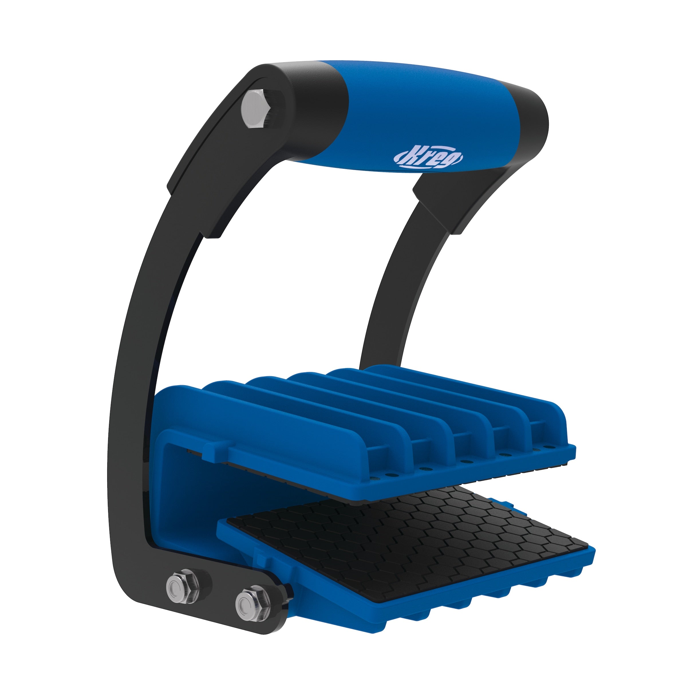 A single green leaf against a white background.