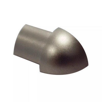 Round Edge 3/8 in. Satin Nickel Outside Corner