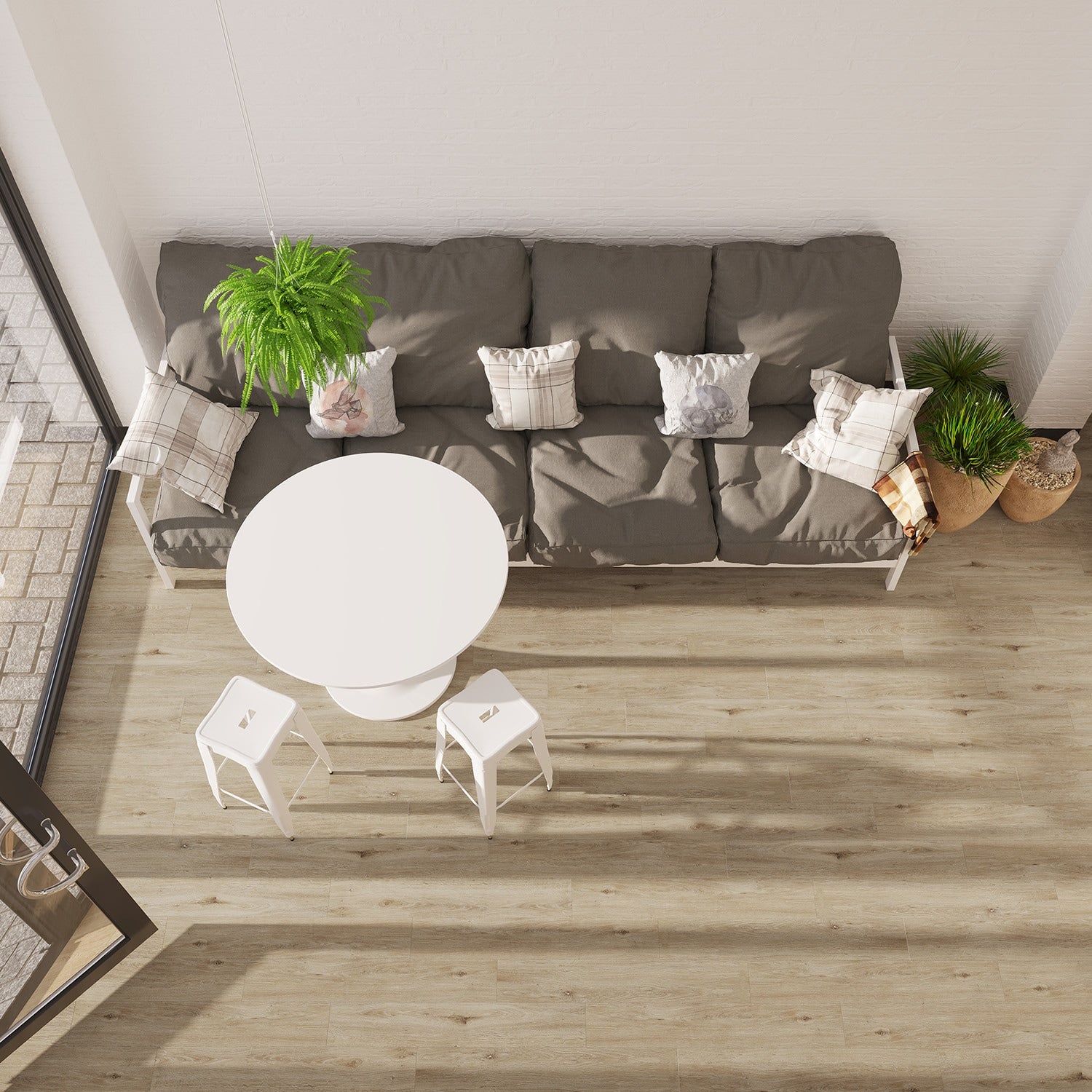 Lucida USA (Sample) PresCore Straw Brown Wood Look 12mil Water Resist