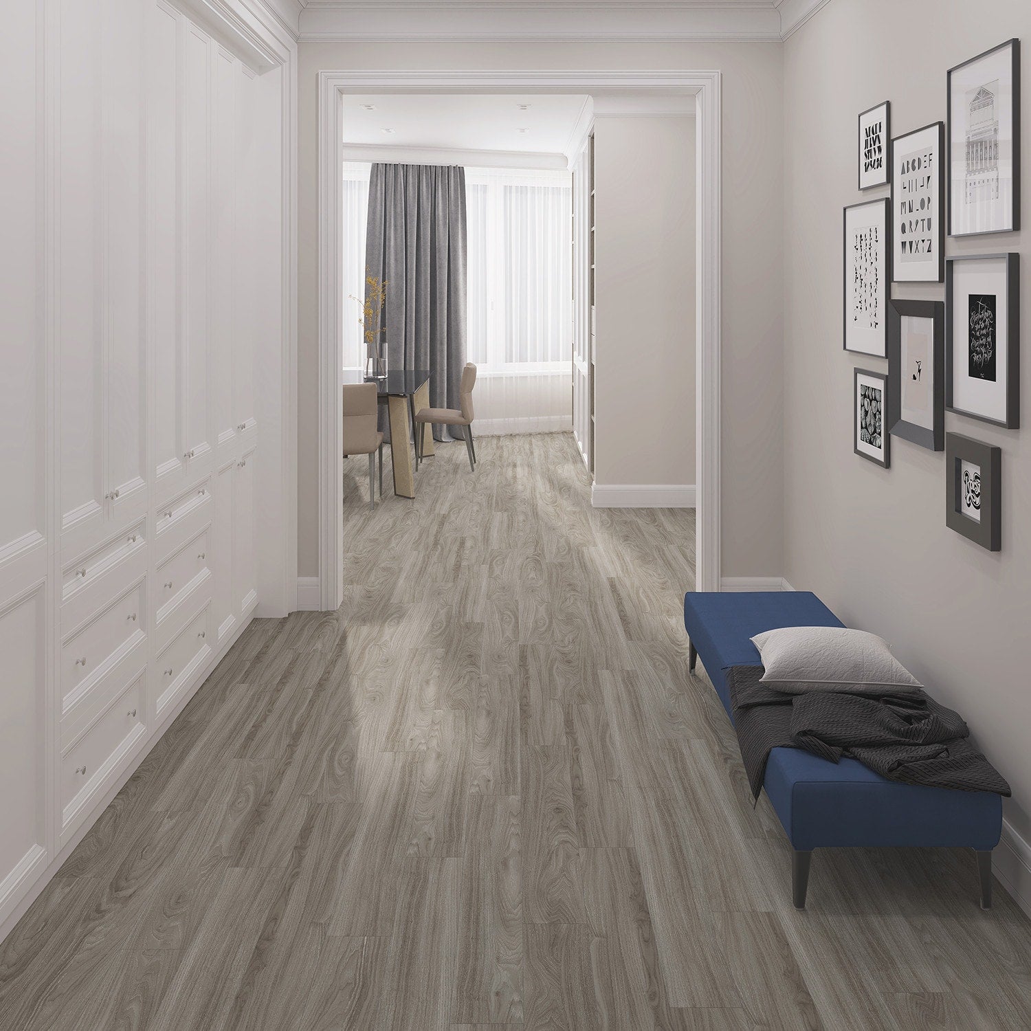 Lucida USA (Sample) PresCore Toasted Gray Wood Look 12mil Water Resis