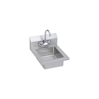 Stainless Steel 14 in. Single Compartment Commercial Kitchen Sink with Faucet