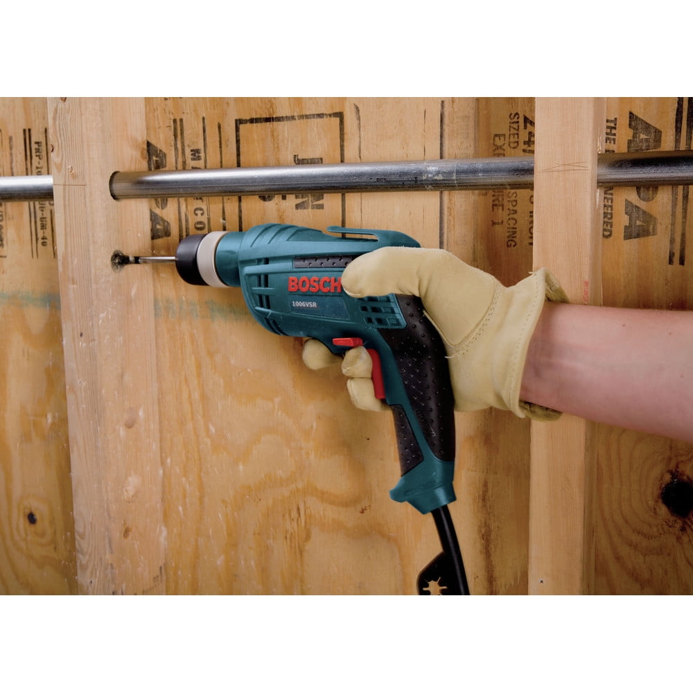 BOSCH 1006VSR Electric Drill, Pistol Grip, 3/8