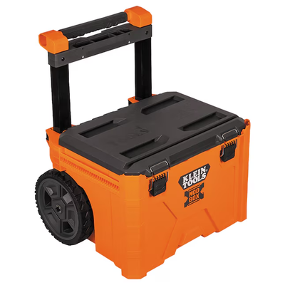 Klein Tools MODbox Rolling Tool Box 22.6-in Orange Plastic and Metal Tool Box