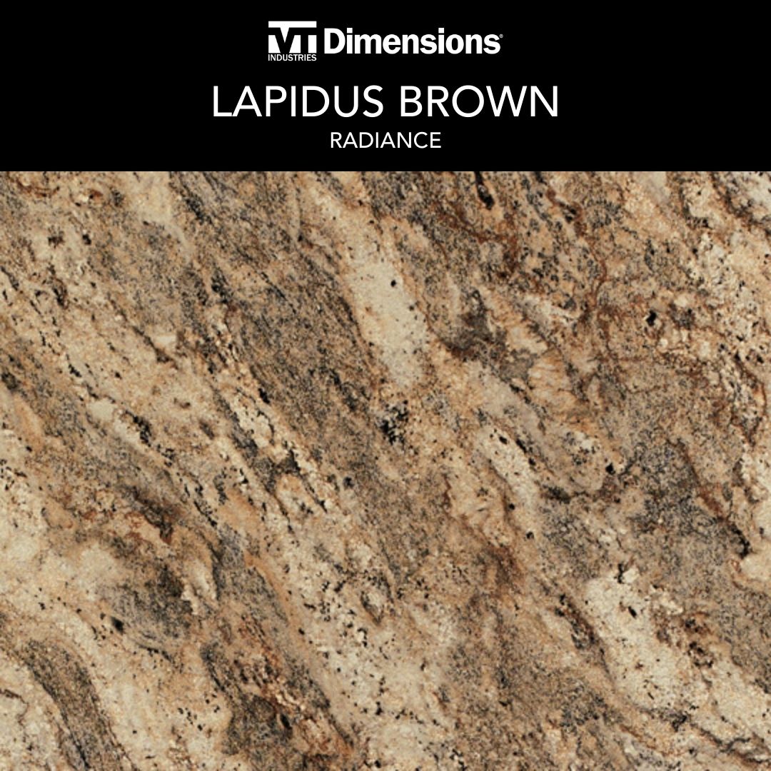 VT Dimensions Formica 4-ft Lapidus Brown FX Radiance Straight