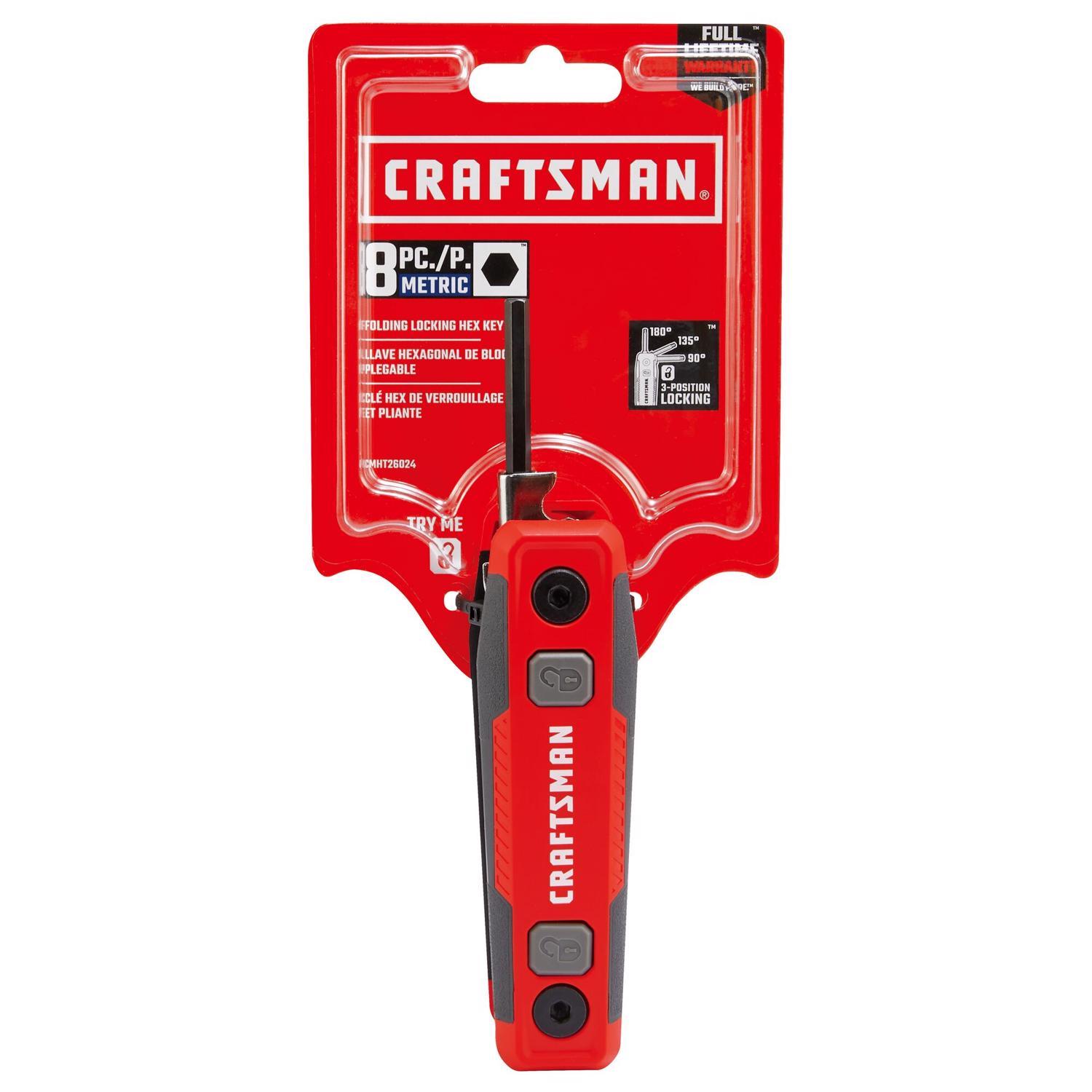 Craftsman Metric Folding Locking Hex Key Set, 8 pc – Super Arbor