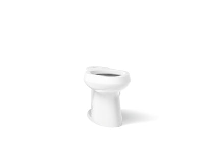 KOHLER Highline 12 in. Rough In Elongated Chair Height Toilet Bowl Only in White, Seat Not Included