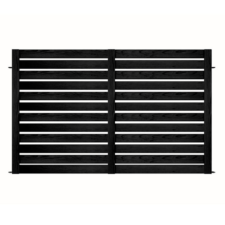 YARDLINK 4-ft x 6-ft Cedar Semi-privacy No Dig Fence Panel