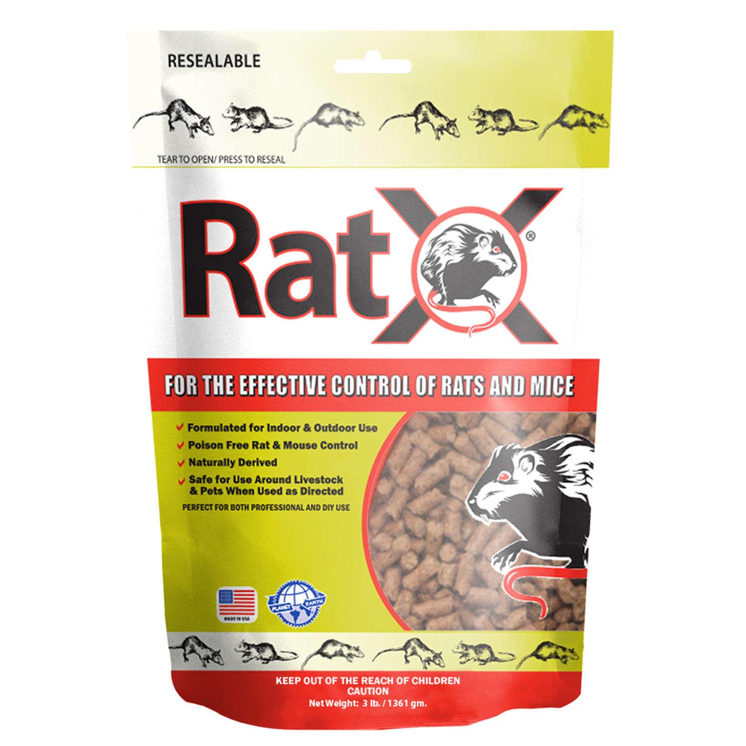 RatX Non-Toxic Bait Pellets For Mice and Rats 3 lb 1 pk – Super Arbor
