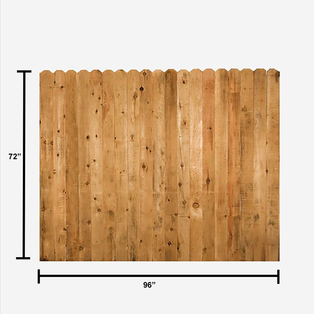 Cedar Fence Panel Ft Dog Eared Fence Cedar Wood Fence Picket 5/8\, image size:1000x1000