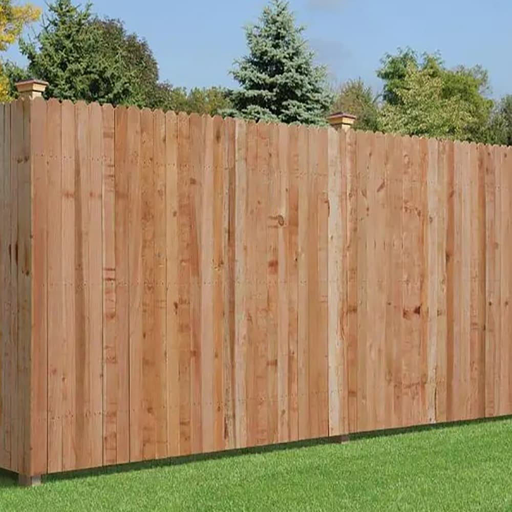 6-ft x 8-ft Cedar Dog Ear Privacy Fence Panel – Super Arbor