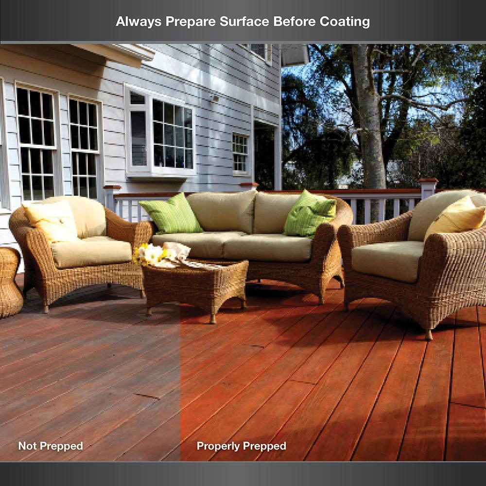 BEHR DECKplus 5 gal. #SC-330 Redwood Solid Waterproofing Exterior Wood Stain - Super Arbor