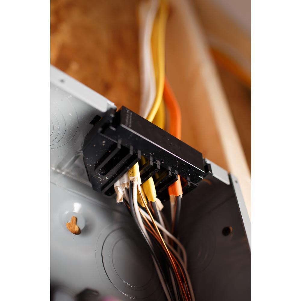 Homeline 200 Amp 40-Space 80-Circuit Indoor Main Breaker Qwik-Grip Plug-On Neutral Load Center with Cover - Value Pack - Super Arbor