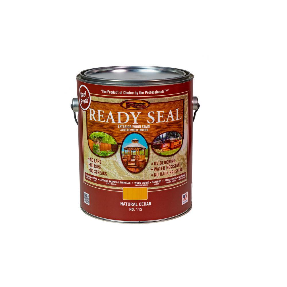 Ready Seal 5 Gal. Natural Cedar Exterior Wood Stain and Sealer - Super Arbor