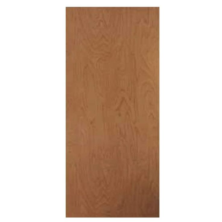 ReliaBilt 32-in x 80-in Brown/Unfinished Solid Core Unfinished Lauan Wood Slab Door