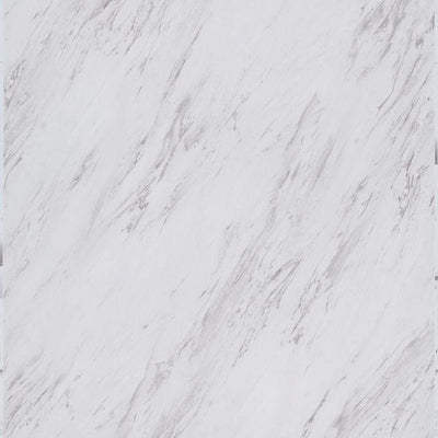 TrafficMASTER Carrara Marble 12 in. x 24 in. Peel and Stick Vinyl Tile (20 sq. ft. / case)