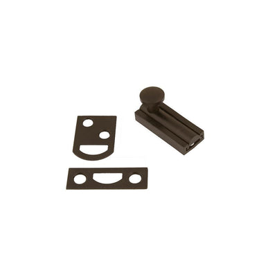 1-1/2 in. Solid Brass Oil-Rubbed Bronze Surface Bolt - Super Arbor