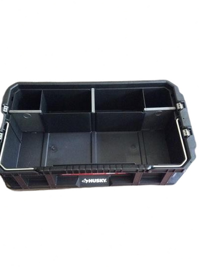 5-Compartment Connect System Tool Caddy Small Parts Organizer in Black