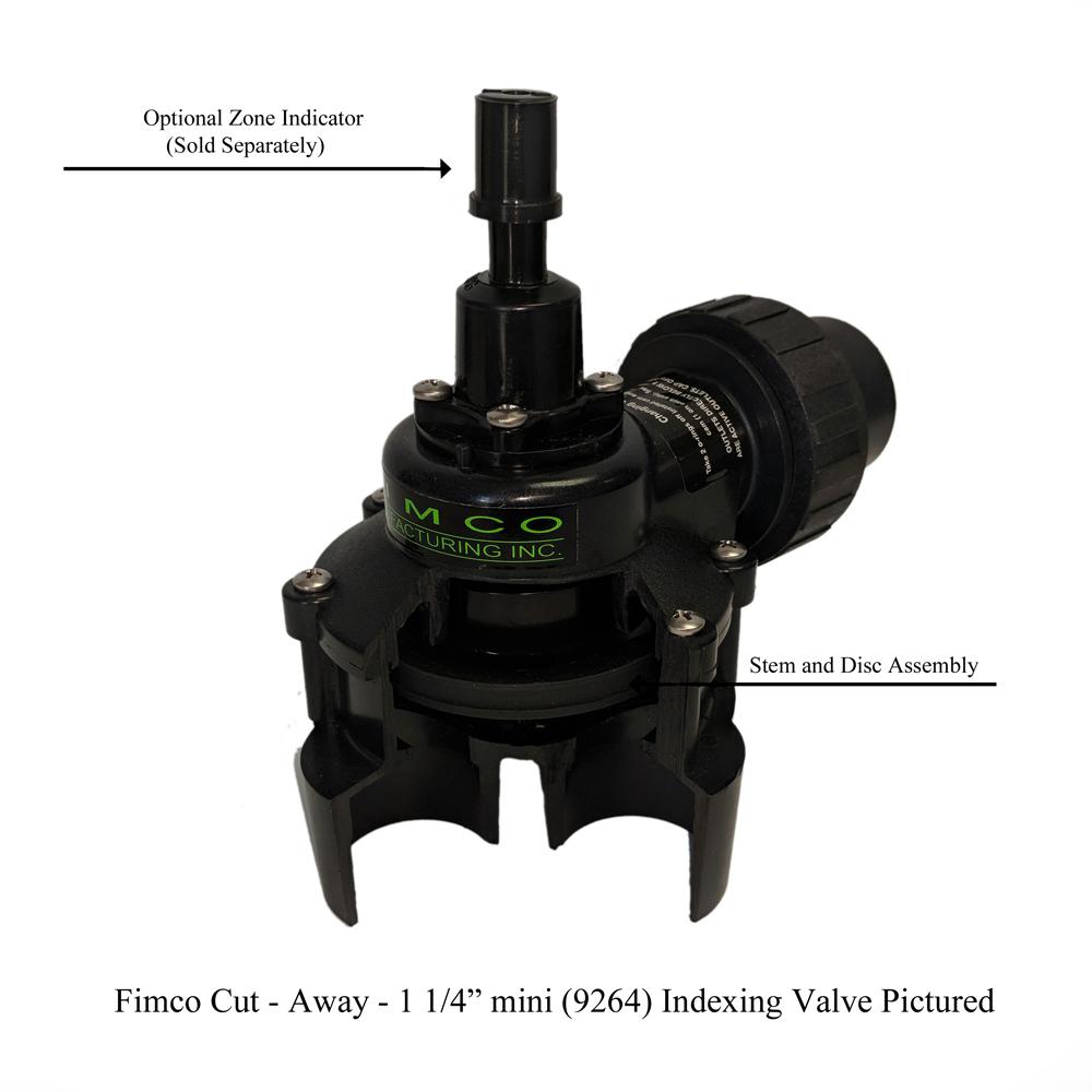 1-1/2 in. Standard 4 Outlet Indexing Valve with 2, 3 and 4 Zone Cams