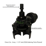 1-1/4 in. Standard 4 Outlet Indexing Valve with 2, 3 Zone Cams