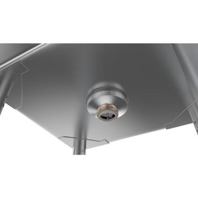 Freestanding Stainless Steel 38 in. 2-Hole Single Bowl Commercial Kitchen Sink