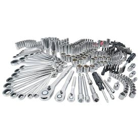 CRAFTSMAN 298-Piece Standard (SAE) and Metric Polished Chrome Mechanics Tool Set