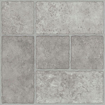 TrafficMASTER Bodden Bay 12 in. x 12 in. Grey Peel and Stick Vinyl Tile (30 sq. ft. / case)