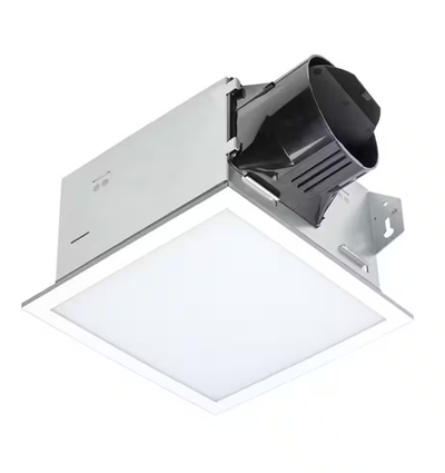 100 CFM Integrity Bathroom Exhaust Fan with Edge-Lit Dimmable LED Light