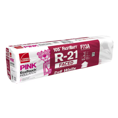 Owens Corning R-21 Kraft Faced Fiberglass Insulation FastBatts 5.5 in. x 15 in. x 105 in.