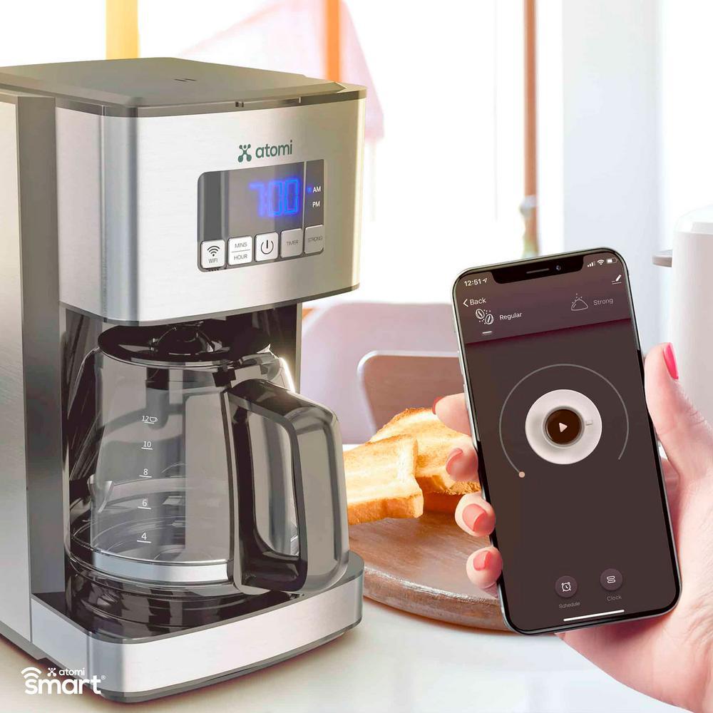 WiFi Smart Coffee Maker, 12 Cup – Super Arbor