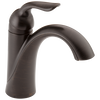 Delta Lahara Venetian Bronze 1-Handle Single Hole/4-in Centerset WaterSense Bathroom Sink Faucet with Drain