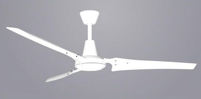 Hampton Bay Industrial 60 in. Indoor/Outdoor White Ceiling Fan with Wall Control