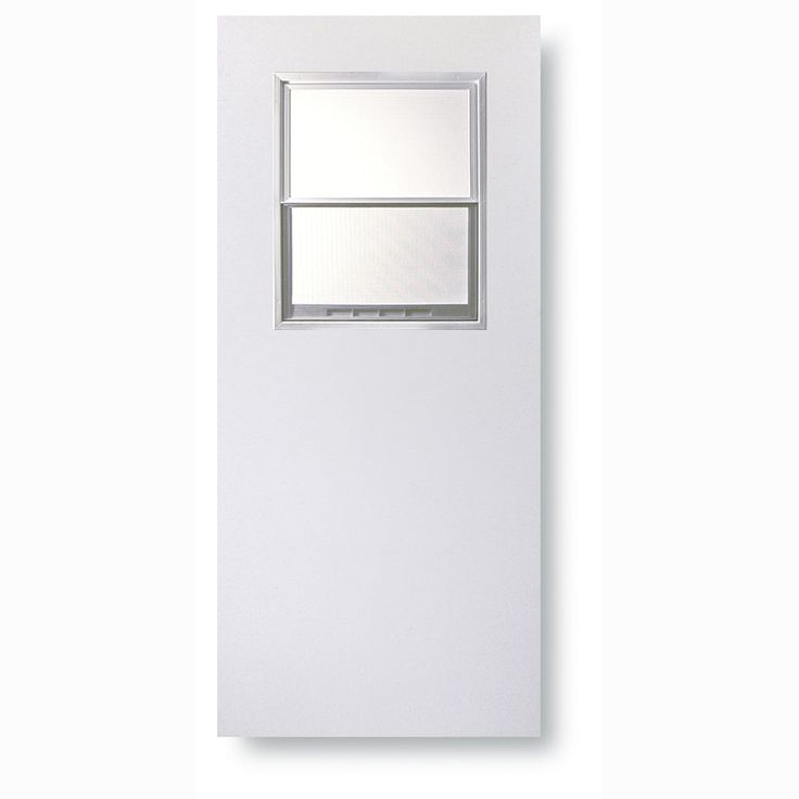 RELIABILT 32x80 Wood Half Lite Primed Slab Front Door