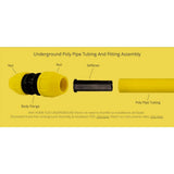 1-1/4 in. IPS x 500 ft. DR 11 Underground Yellow Polyethylene Gas Pipe - Super Arbor
