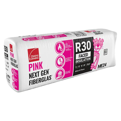 Owens Corning R-30 Kraft Faced Fiberglass Insulation Batts 10 in. x 16 in. x 48 in.