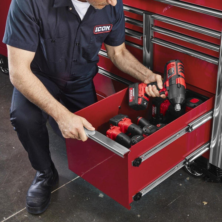 73 in. x 25 in. Professional Roller Cabinet - Red – Super Arbor