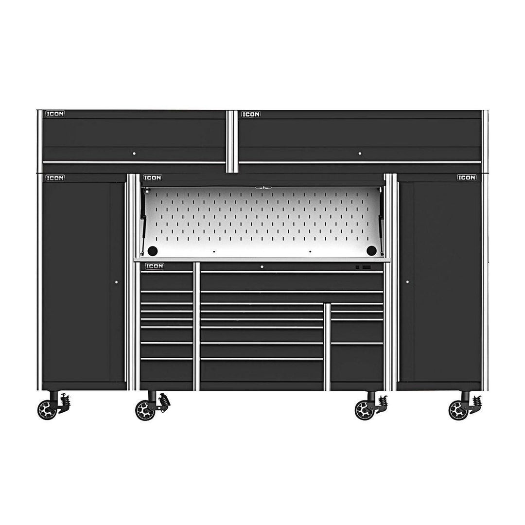 73 in. x 25 in. Professional Roller Cabinet - Black – Super Arbor